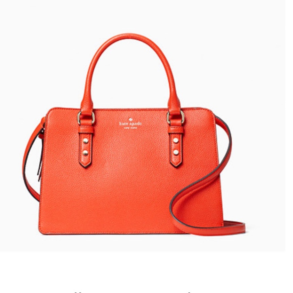 NWT Kate Spade New York MULBERRY STREET LISE SATCHEL. Tamarillo.